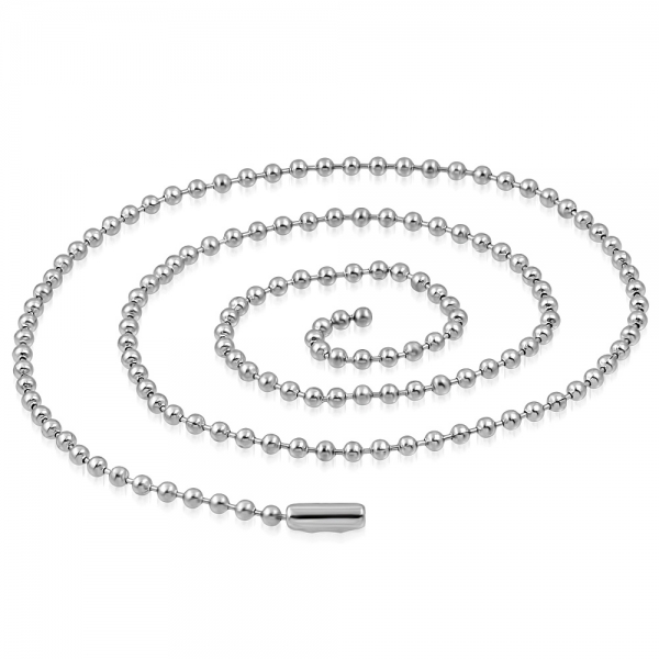 Lant inox militar cu bilute army 60 cm si 3 mm grosime LSL0049 [3]