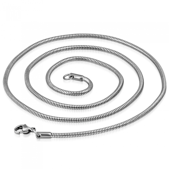 Lant inox model sarpe 2,4 mm si 61 cm LSL0007 [2]