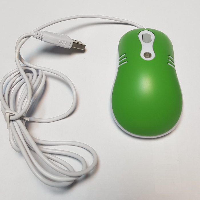 Mouse optic mini VERDE cu mufe USB si PS2 [5]