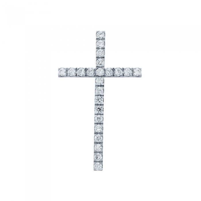 Pandant argint 925 rodiat in forma de cruce PSX0624 [2]
