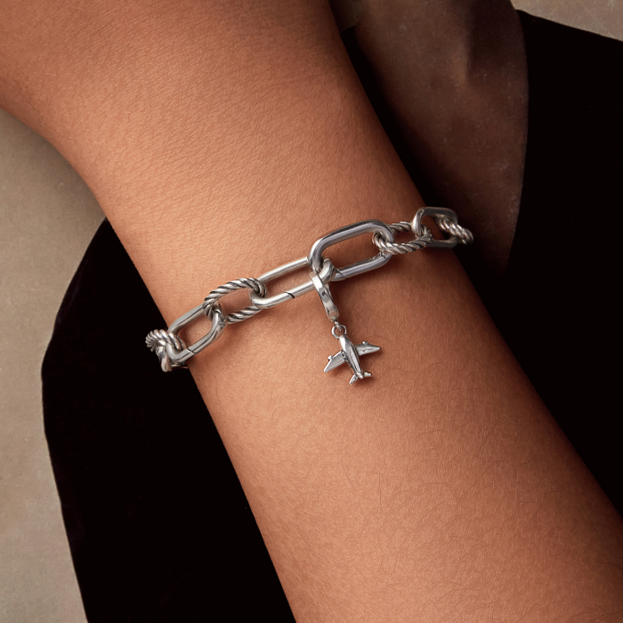 Pandantiv argint Avion – charm de calatorie [5]