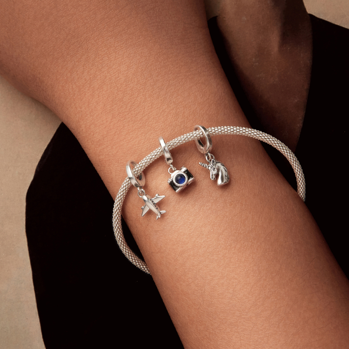 Pandantiv argint Avion – charm de calatorie [12]