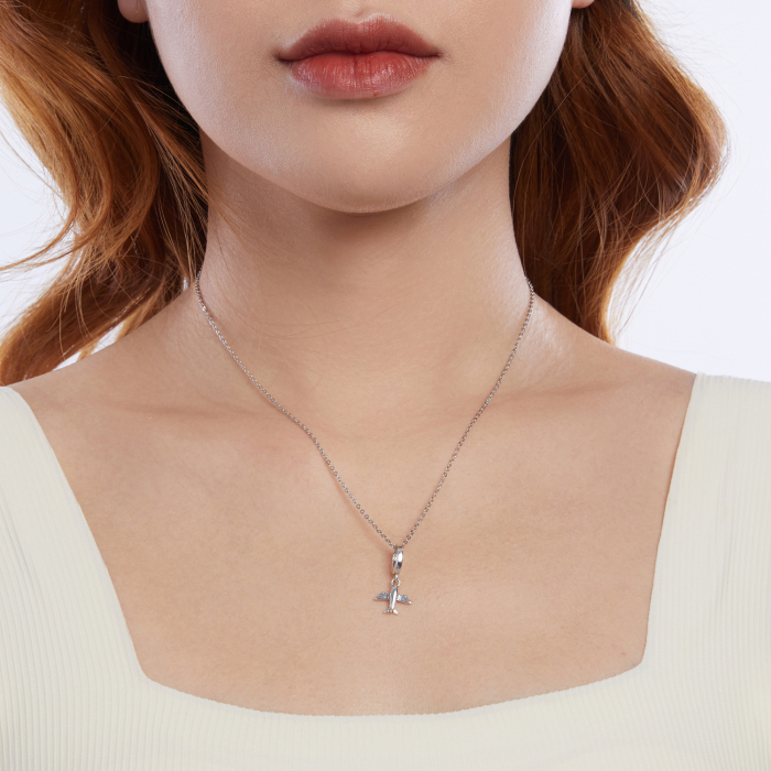 Pandantiv argint Avion – charm de calatorie [10]