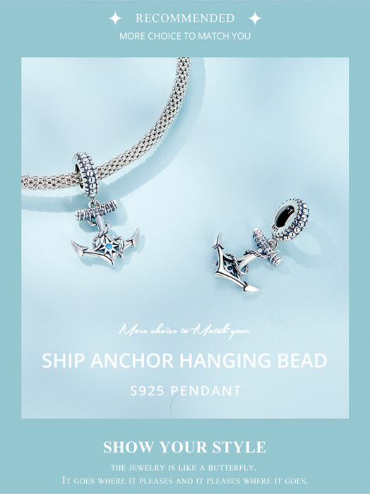 Pandantiv argint ancora [8]