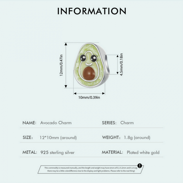 Pandantiv argint Avocado [8]