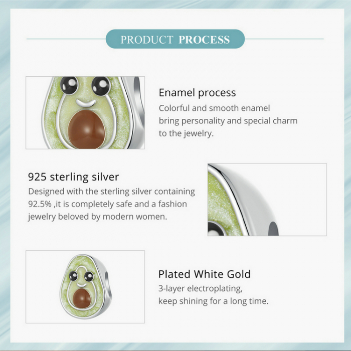 Pandantiv argint Avocado [10]