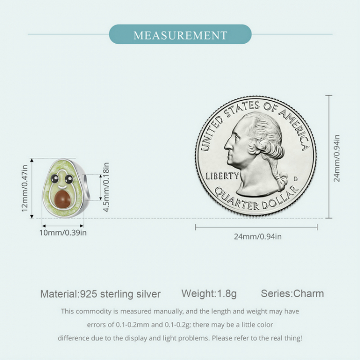 Pandantiv argint Avocado [9]