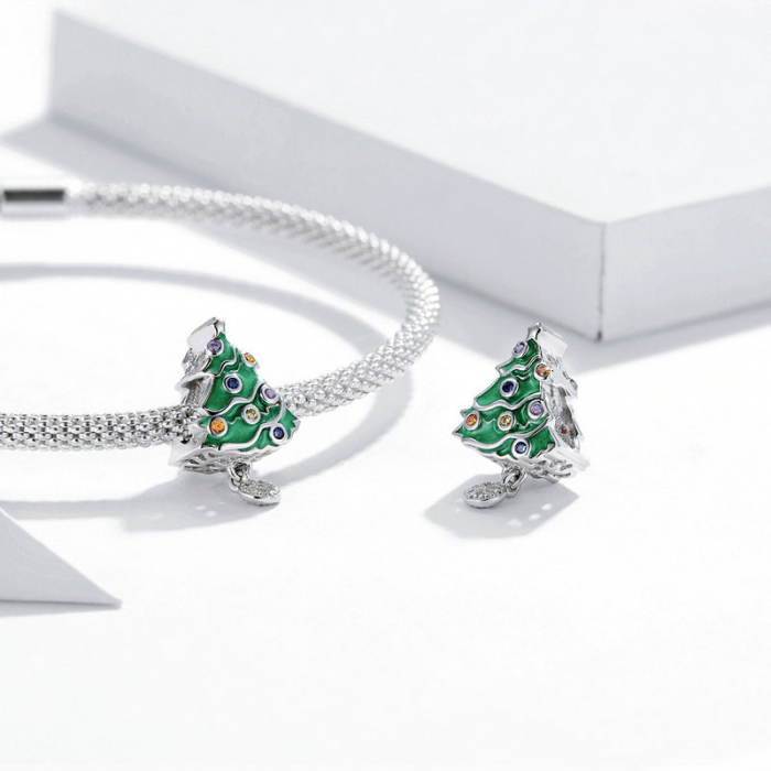 Pandantiv argint brad de craciun [4]