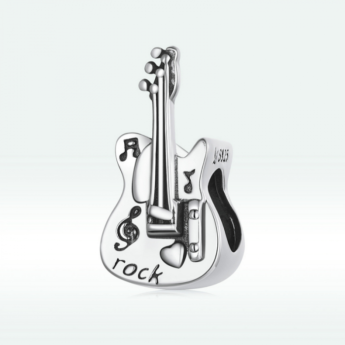 Pandantiv argint chitara bass [7]