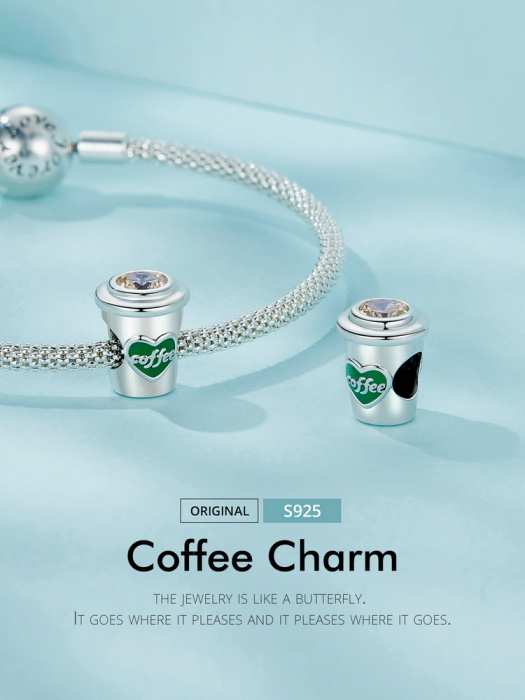 Pandantiv argint Coffee [11]