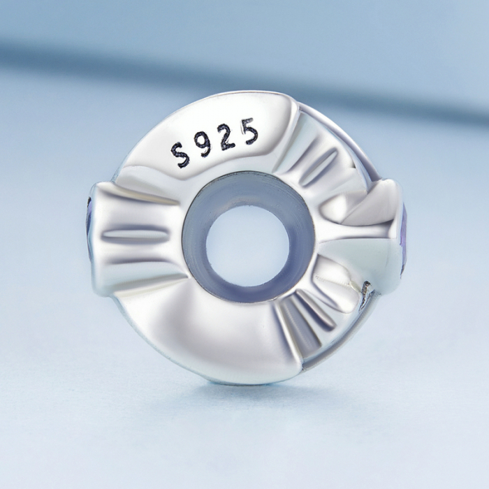 Pandantiv argint cu aripi de inger si inima [3]