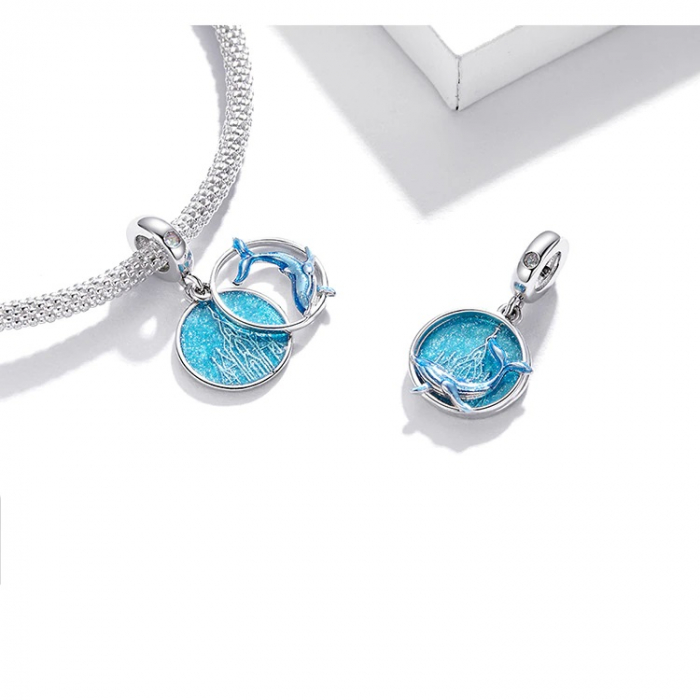 Pandantiv argint cu balena oceanica [2]