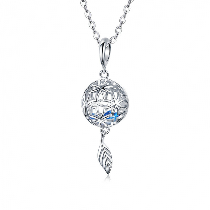 Pandantiv argint cu flori [6]