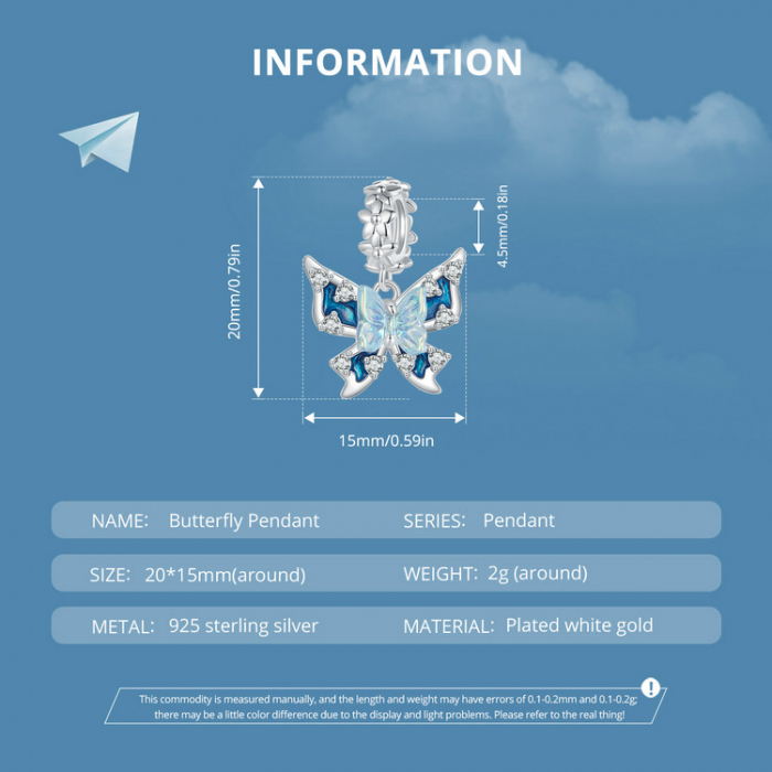 Pandantiv argint cu fluture [13]