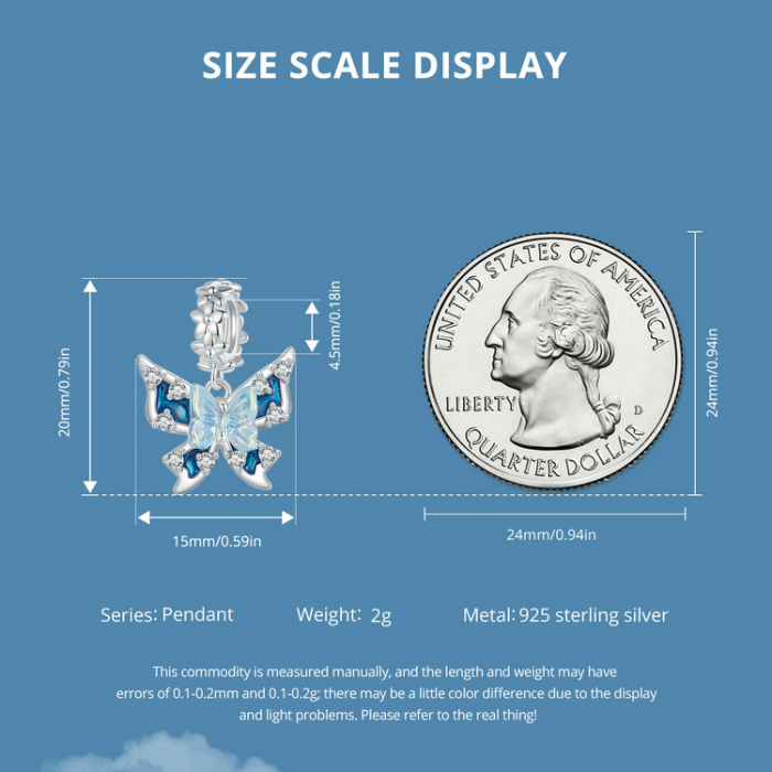 Pandantiv argint cu fluture [14]
