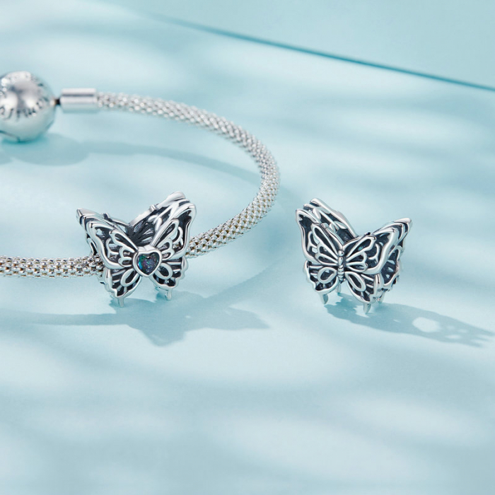 Pandantiv argint cu fluture dansator [6]