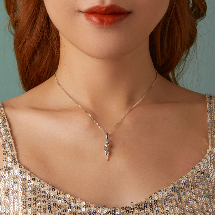 Pandantiv argint cu lalea [9]