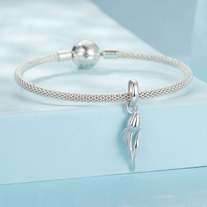 Pandantiv argint cu lalea [7]