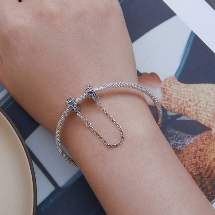 Pandantiv argint cu trandafiri [6]