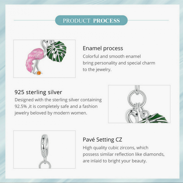 Pandantiv argint Flamingo [14]