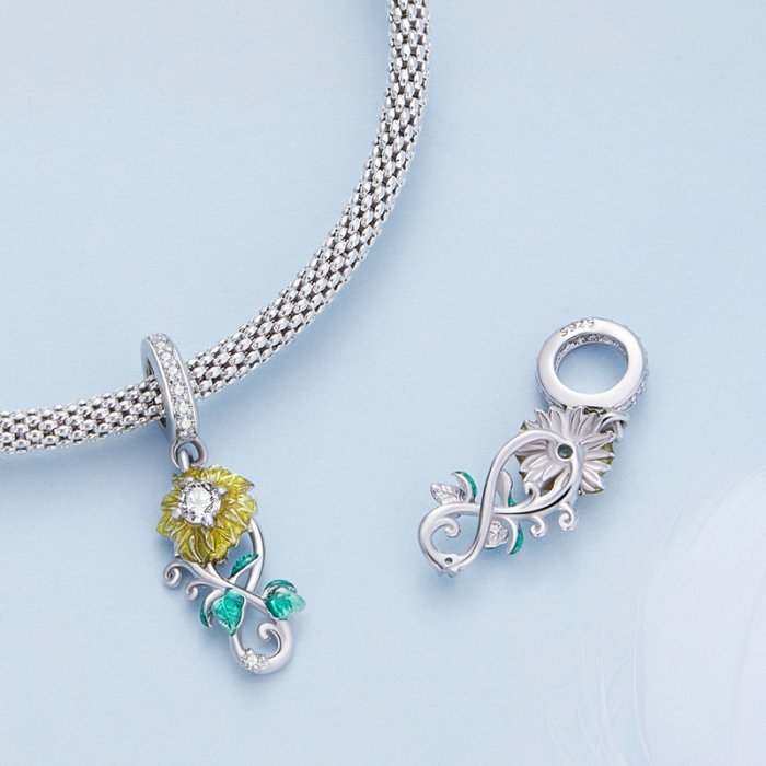 Pandantiv argint floare [4]