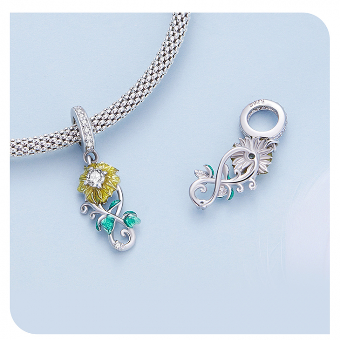 Pandantiv argint floare [6]