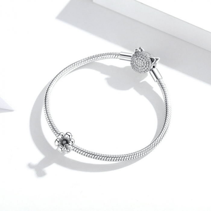 Pandantiv argint floare cu gargarita [3]