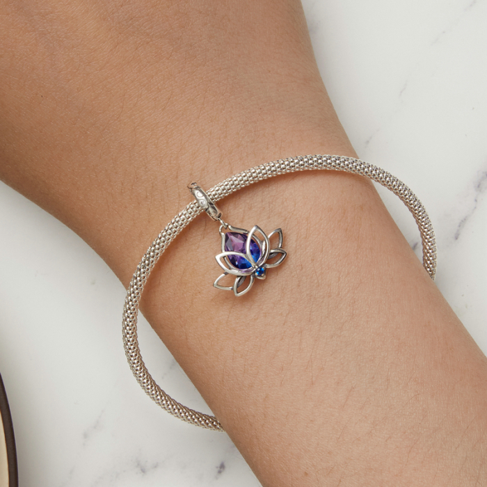 Pandantiv argint Floare de Lotus [2]