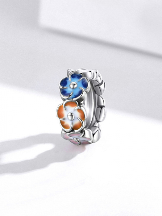 Pandantiv argint hortensii [3]