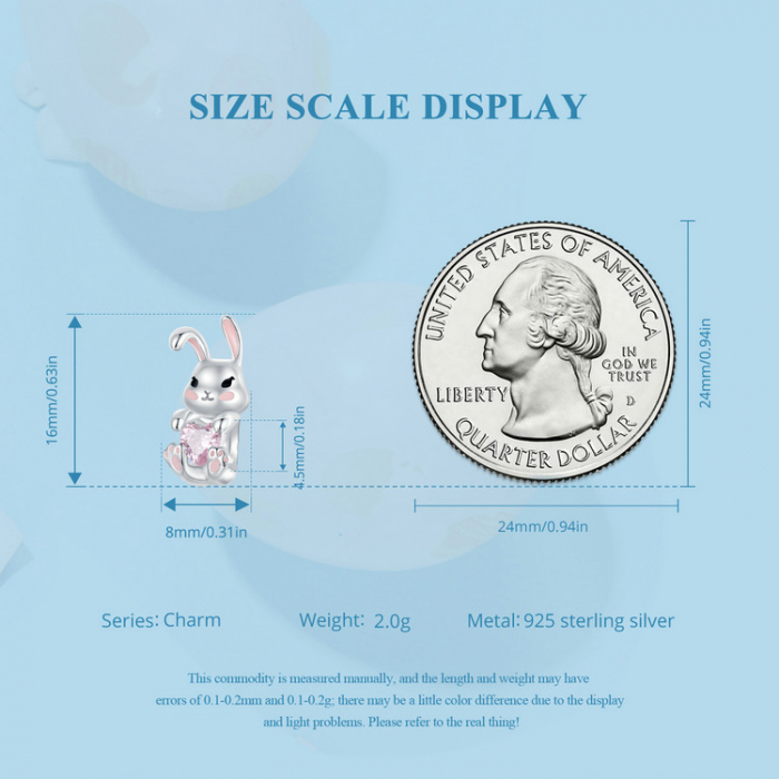 Pandantiv argint iepuras [11]