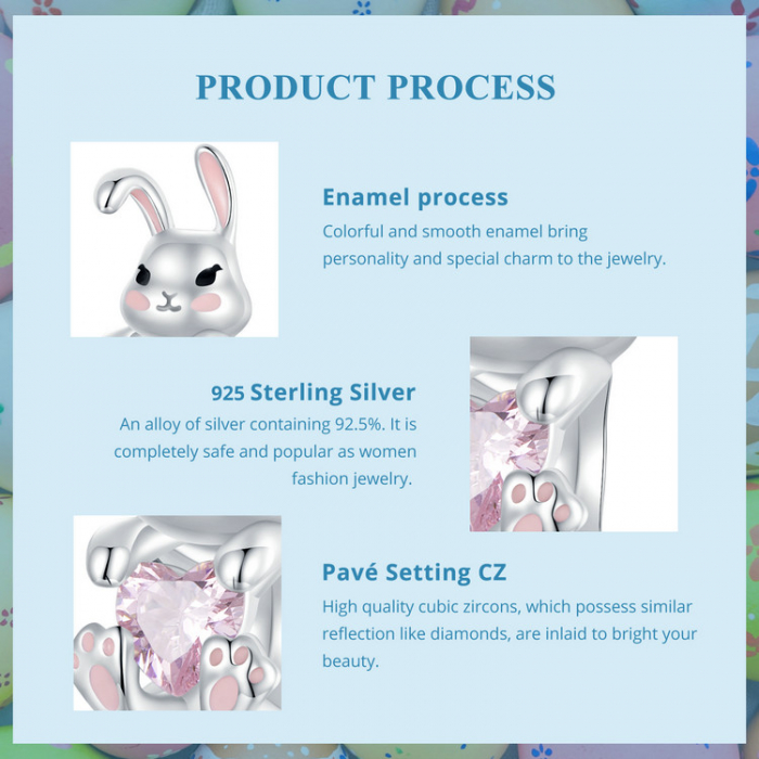 Pandantiv argint iepuras [8]