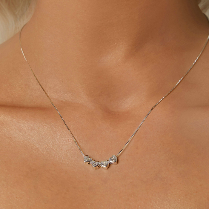 Pandantiv argint inima cu litera L [3]