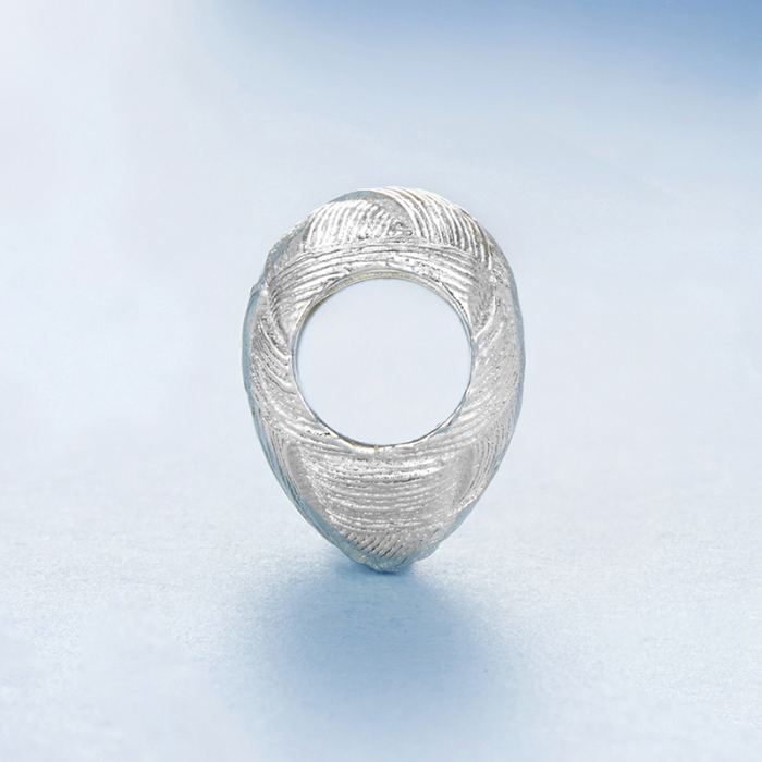 Pandantiv argint inima tesuta [4]