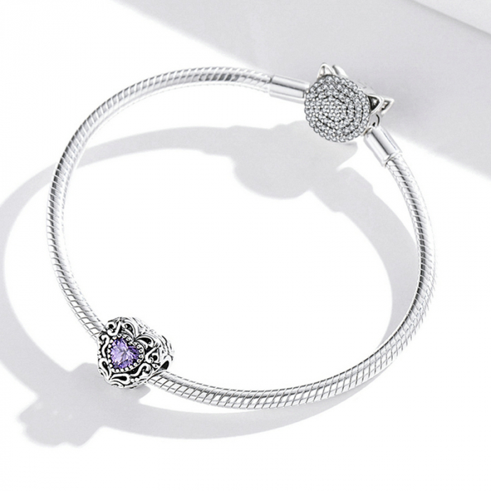 Pandantiv argint inimioara misterioasa [3]