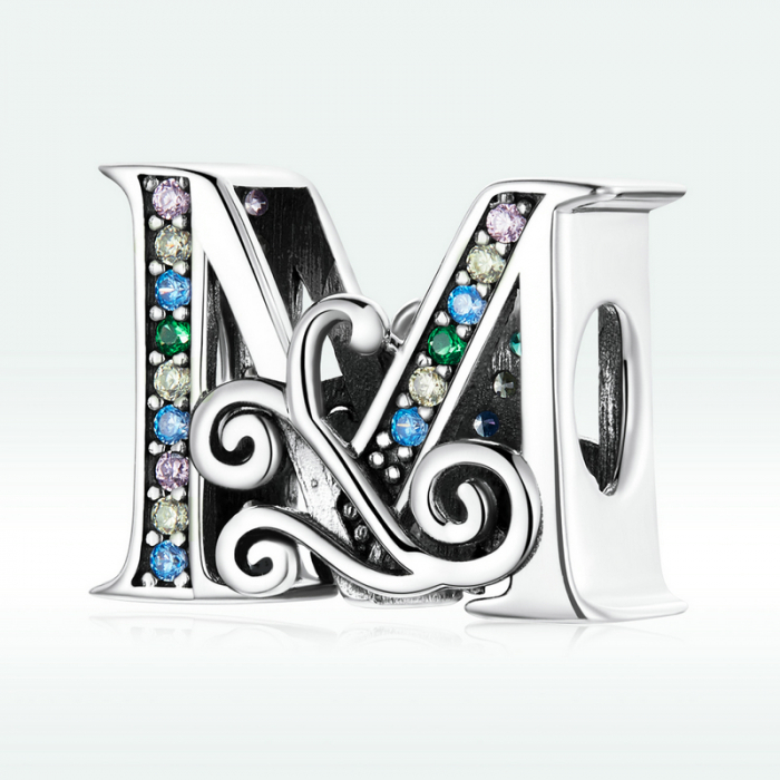 Pandantiv argint litera M [7]