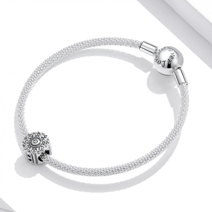 Pandantiv argint lotus vintage [3]