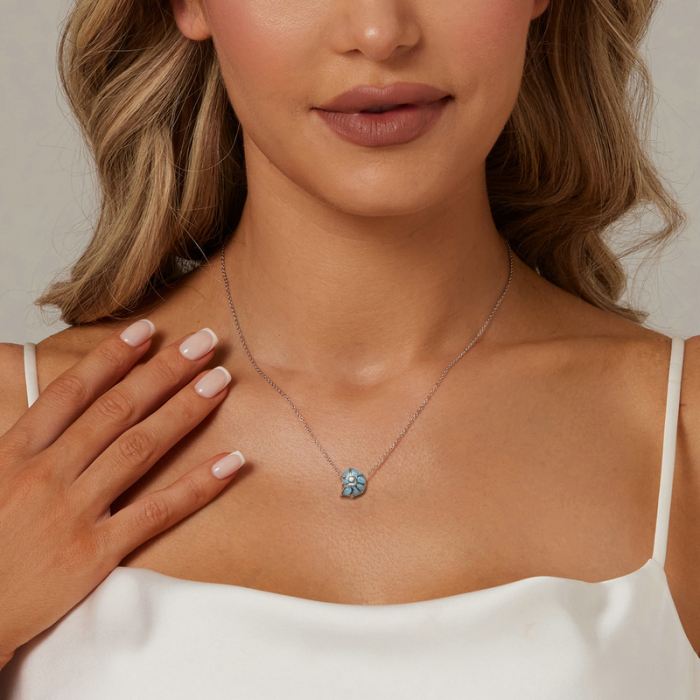 Pandantiv argint melc de mare [2]