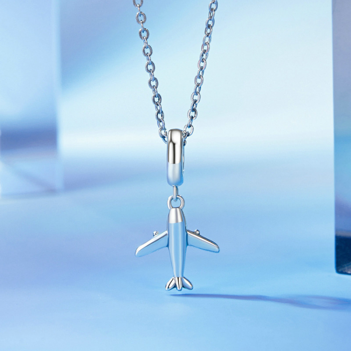 Pandantiv argint mini avion [8]