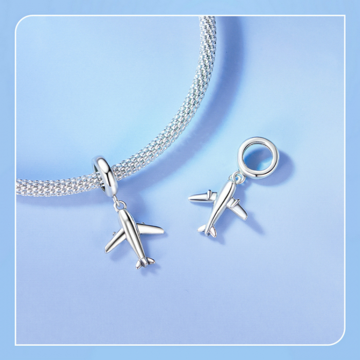 Pandantiv argint mini avion [15]