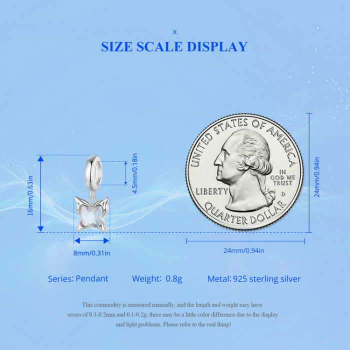 Pandantiv argint fluturas [19]