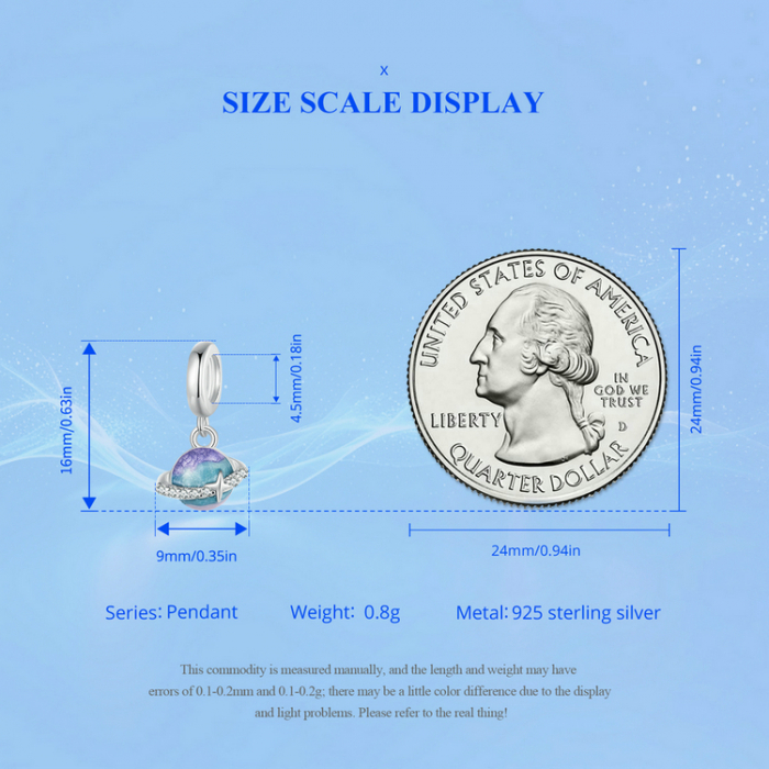 Pandantiv argint mini planeta [19]