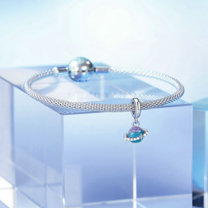 Pandantiv argint mini planeta [7]