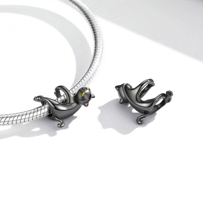 Pandantiv argint  pisicuta neagra [4]