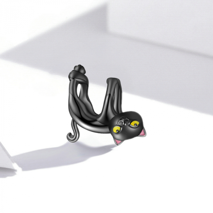 Pandantiv argint  pisicuta neagra [5]