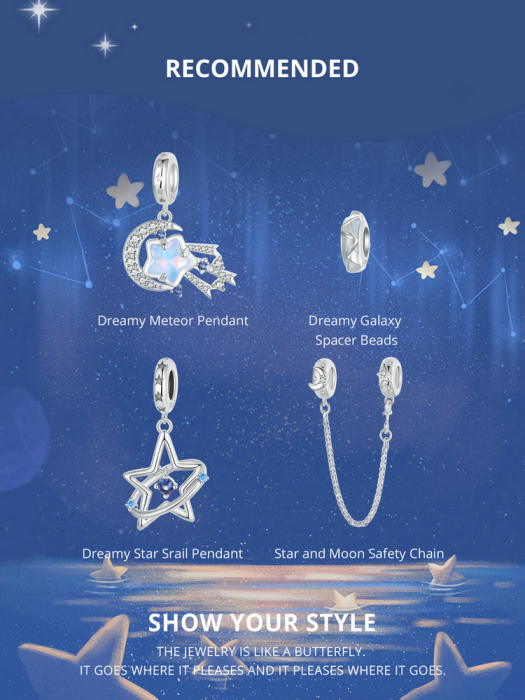 Pandantiv argint steaua visatoare [20]