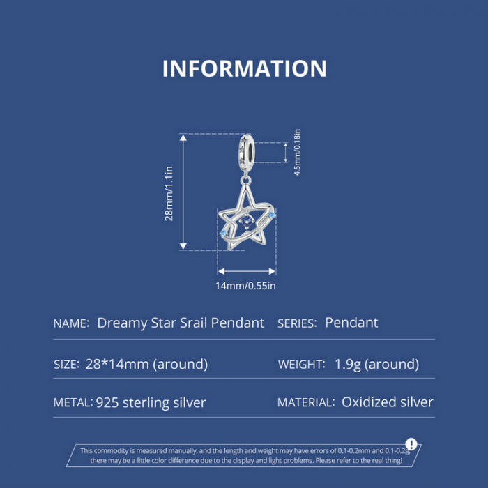 Pandantiv argint steaua visatoare [13]