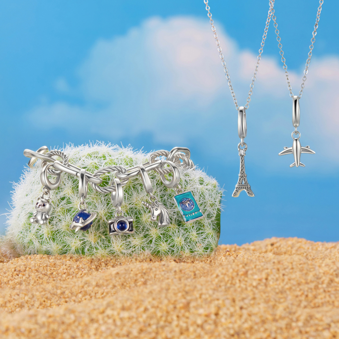 Pandantiv argint Worldwide Travel [13]