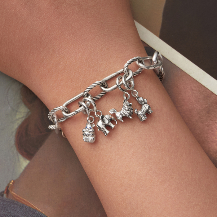 Pandantiv argint Yorkshire Terrier cu inchizatoare [10]