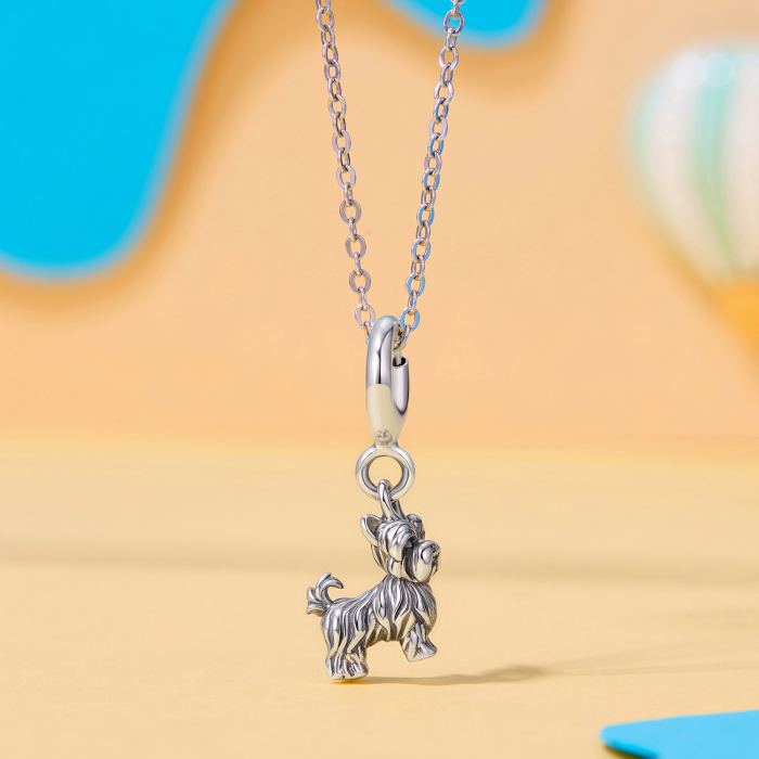 Pandantiv argint Yorkshire Terrier cu inchizatoare [5]