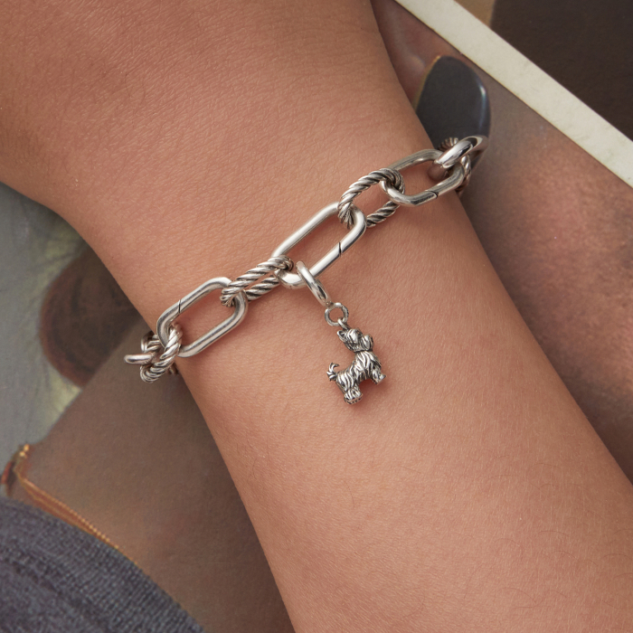 Pandantiv argint Yorkshire Terrier cu inchizatoare [4]